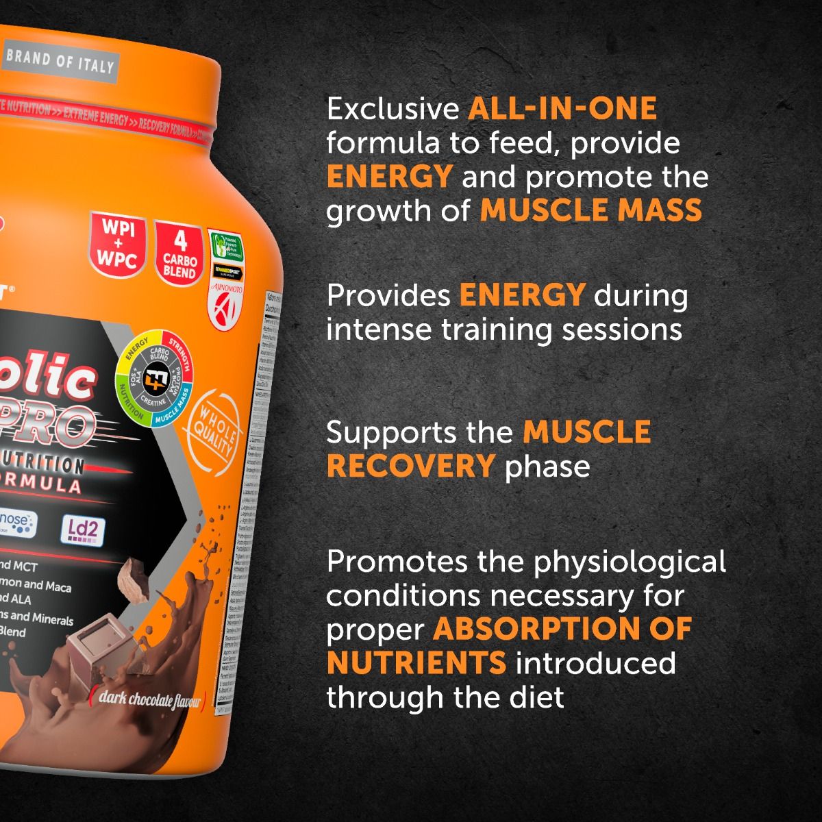 ANABOLIC MASS PRO 1600g Amercian Cookie