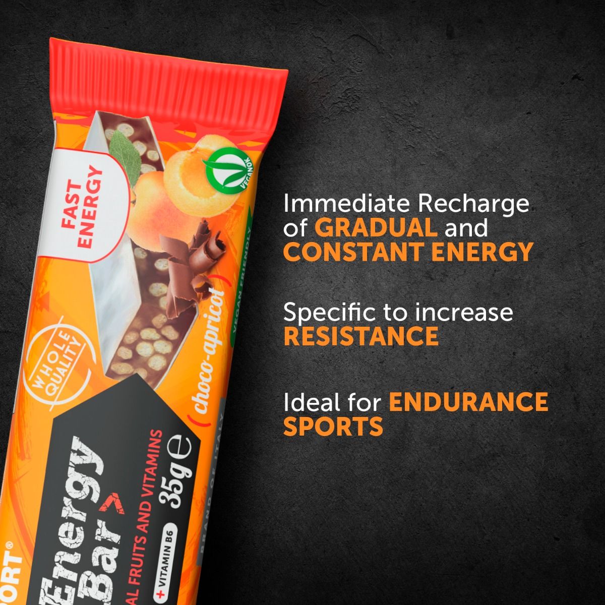 TOTAL ENERGY FRUIT BAR Choco-Apricot - 35g
