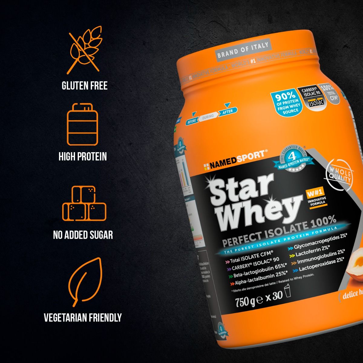 STAR WHEY ISOLATE Cookies & Cream - 750g
