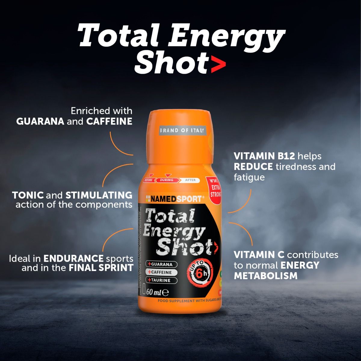 TOTAL ENERGY SHOT Orange - 60ml