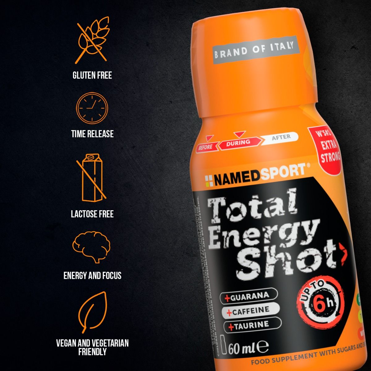 TOTAL ENERGY SHOT Orange - 60ml