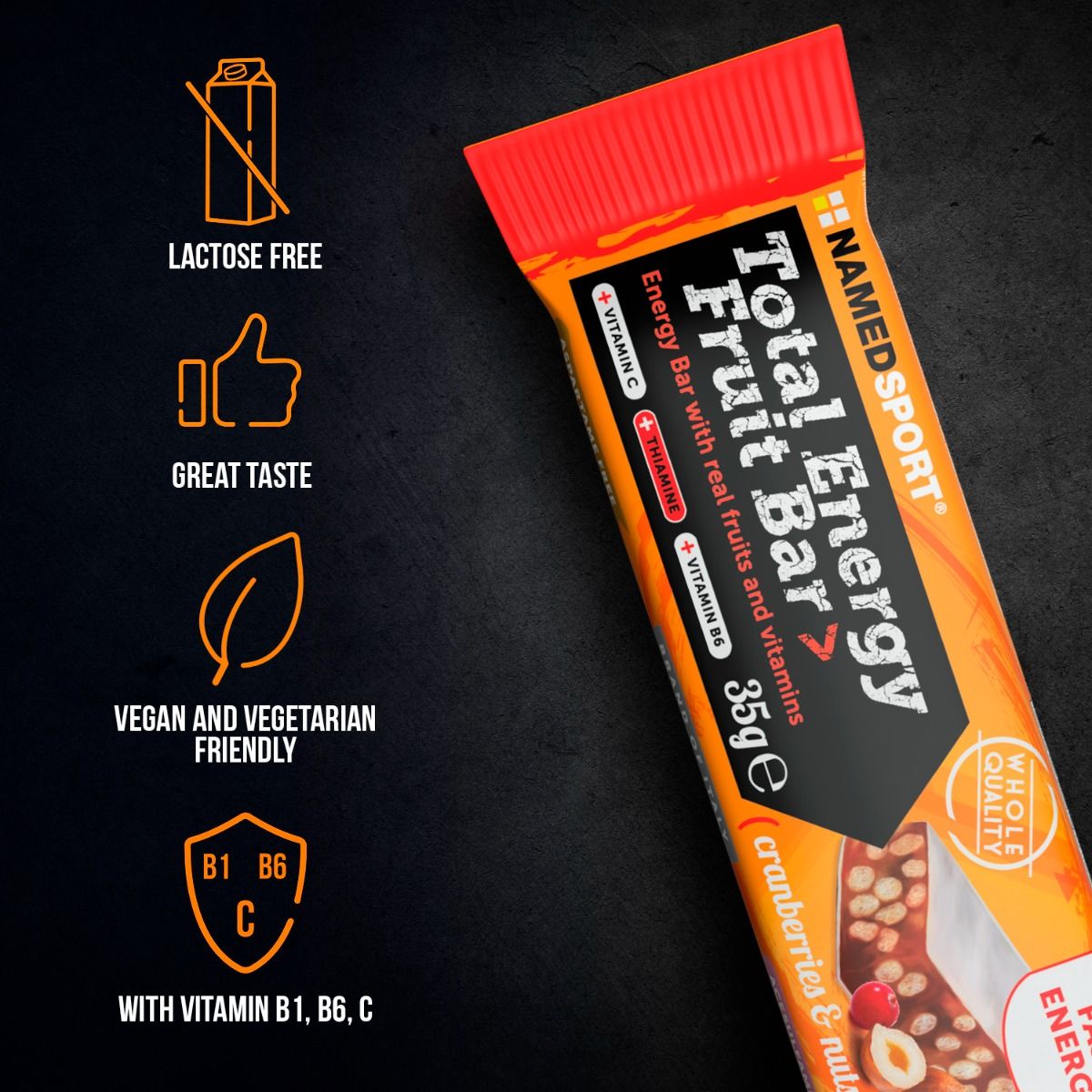 TOTAL ENERGY FRUIT BAR Cranberry & Nuts - 35g