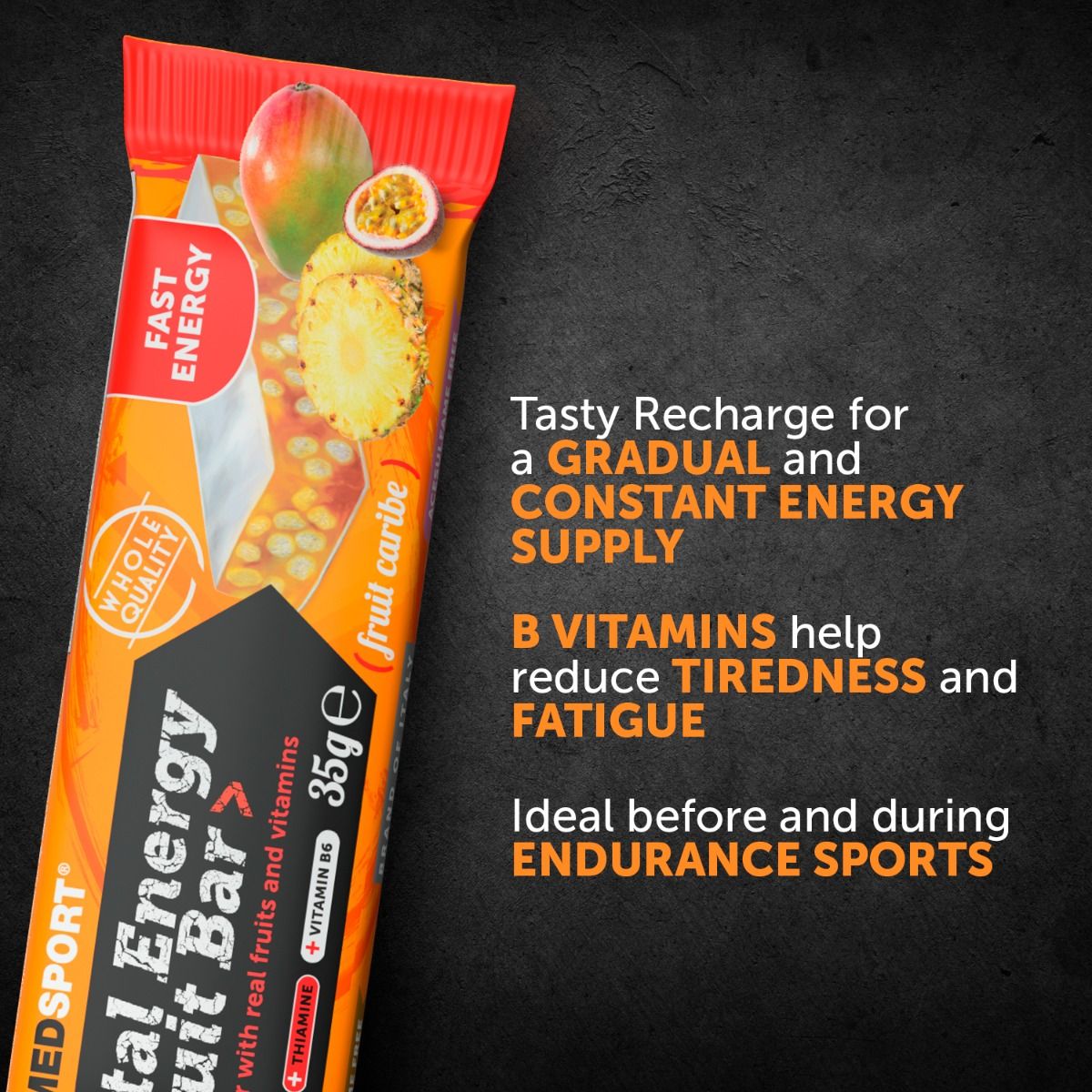 TOTAL ENERGY FRUIT BAR Fruit Caribe - 35g