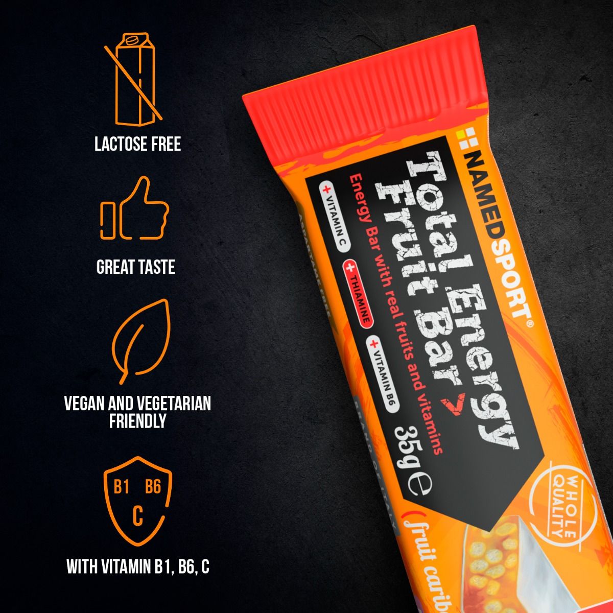 TOTAL ENERGY FRUIT BAR Fruit Caribe - 35g