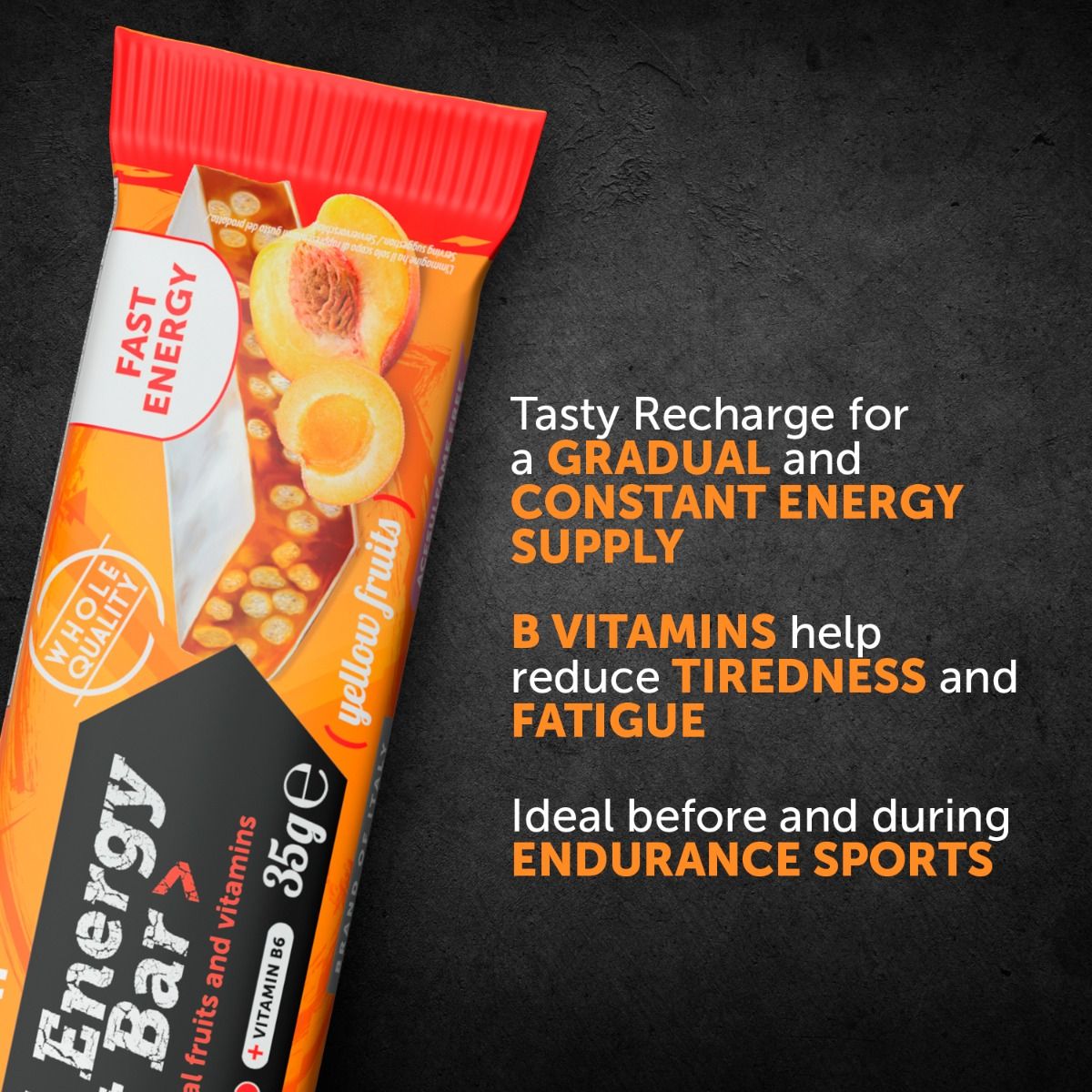 TOTAL ENERGY FRUIT BAR Yellow Fruit - 35g