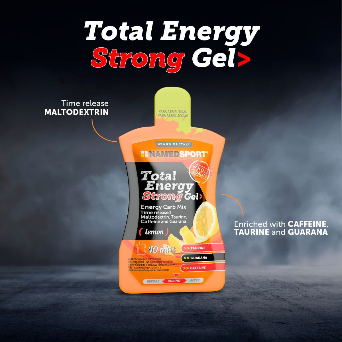 TOTAL ENERGY STRONG GEL Lemon - 40ml