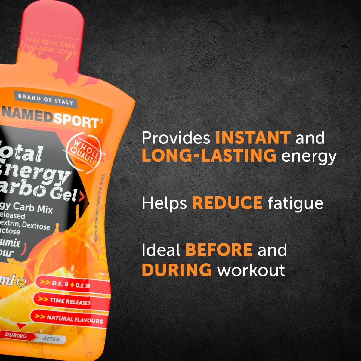 TOTAL ENERGY CARBO GEL Agrumix - 40ml