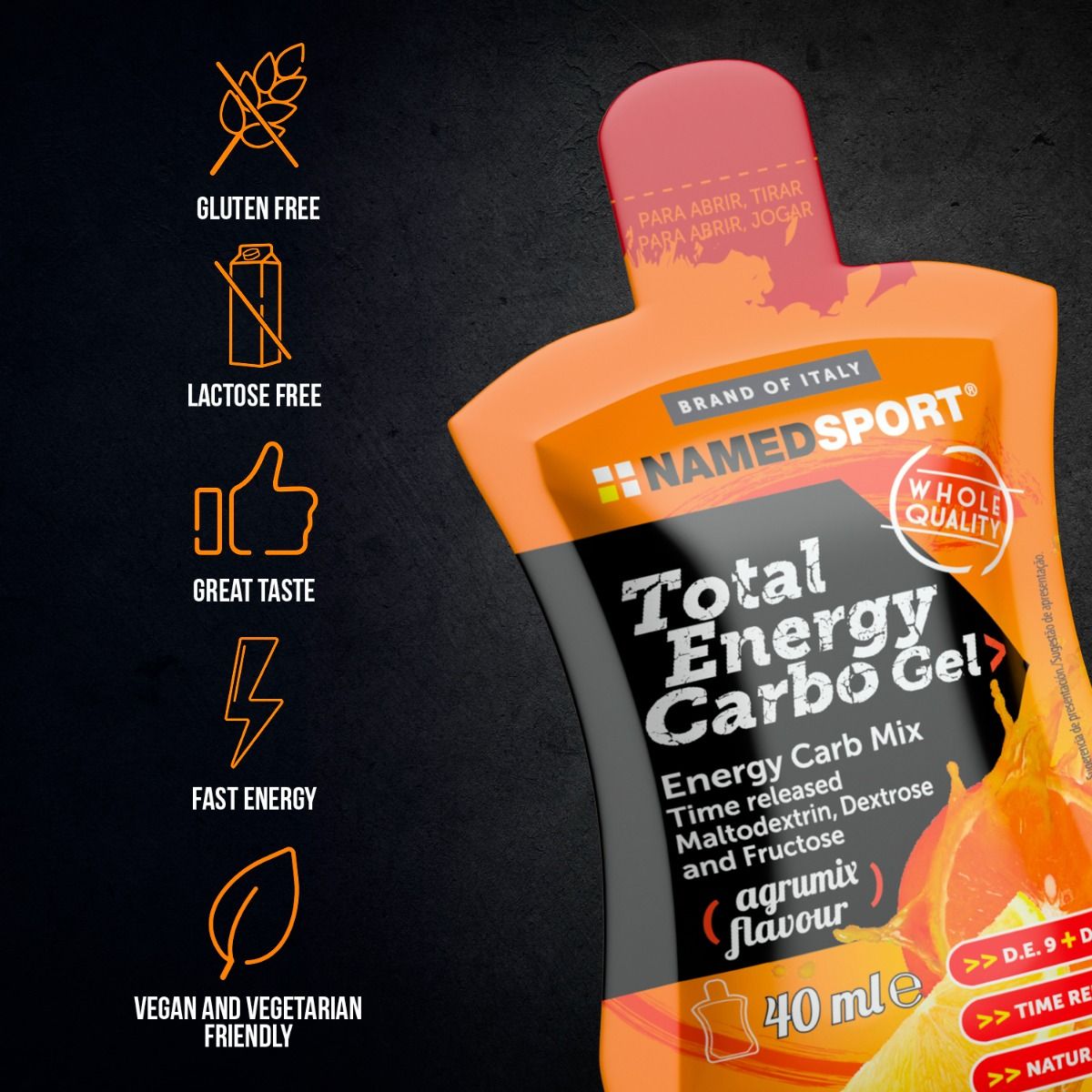 TOTAL ENERGY CARBO GEL Agrumix - 40ml