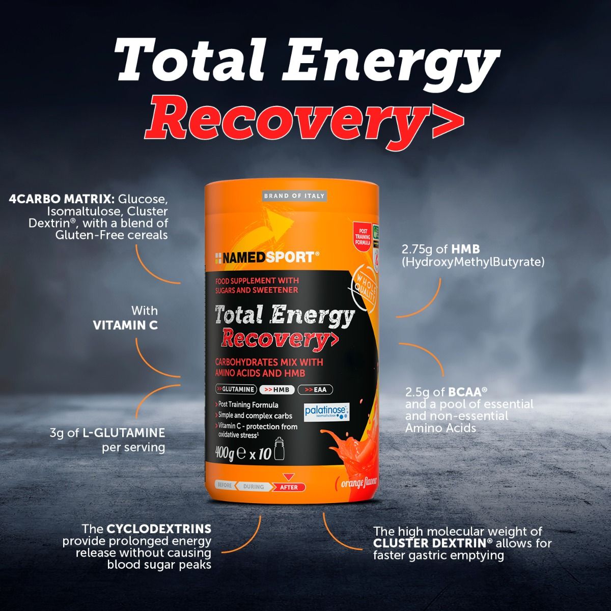 TOTAL ENERGY RECOVERY> Orange - 400g