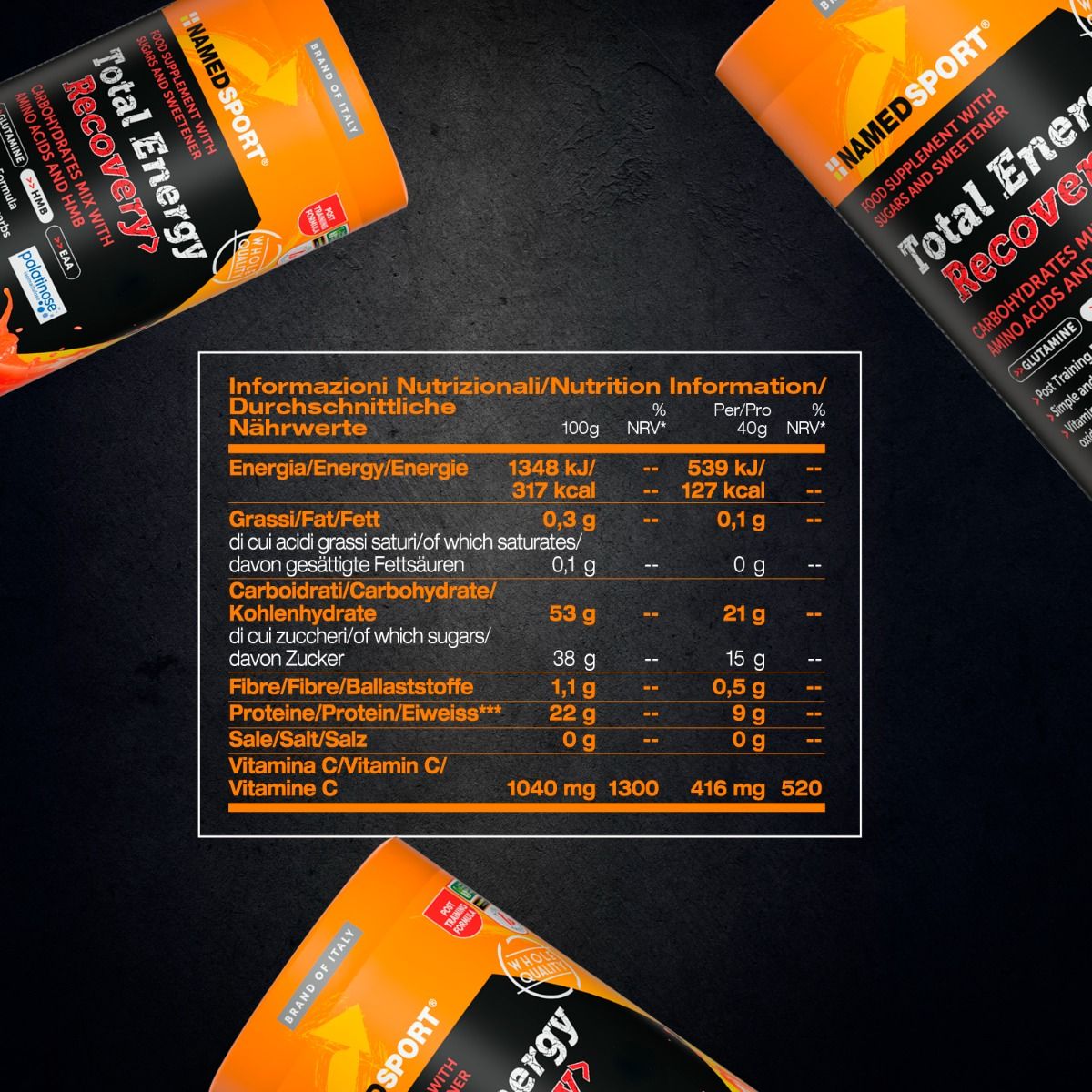 TOTAL ENERGY RECOVERY> Orange - 400g