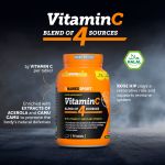 VITAMIN C BLEND OF 4 SOURCES - 90CPR