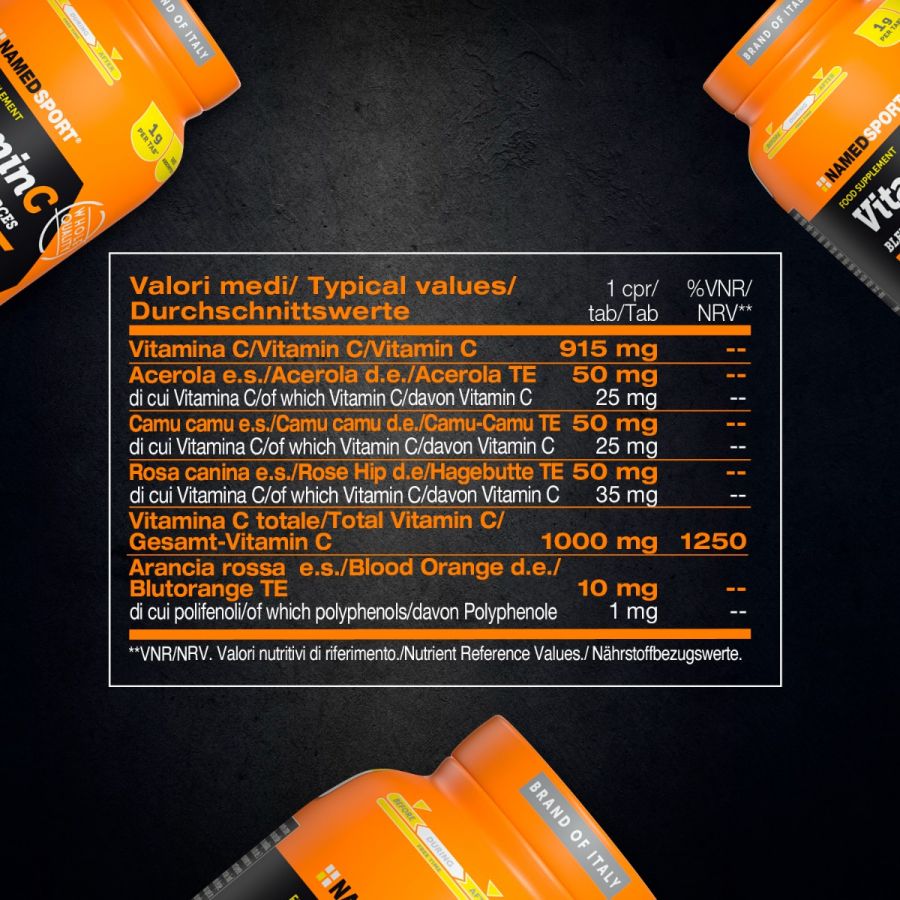 VITAMIN C BLEND OF 4 SOURCES - 90CPR