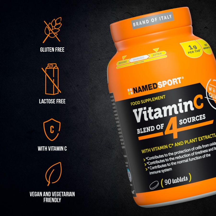 VITAMIN C 4 Natural Blend - 90cpr