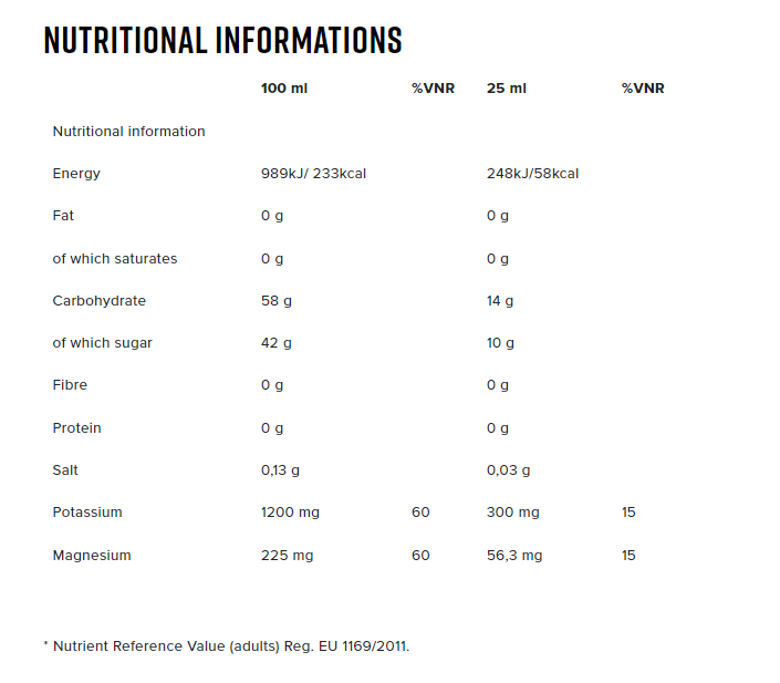 SPORT GEL Tropical - 25ml > Hydratation