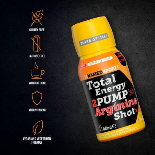 TOTAL ENERGY 2PUMP ARG. SHOT MANGO-PEACH 60ML