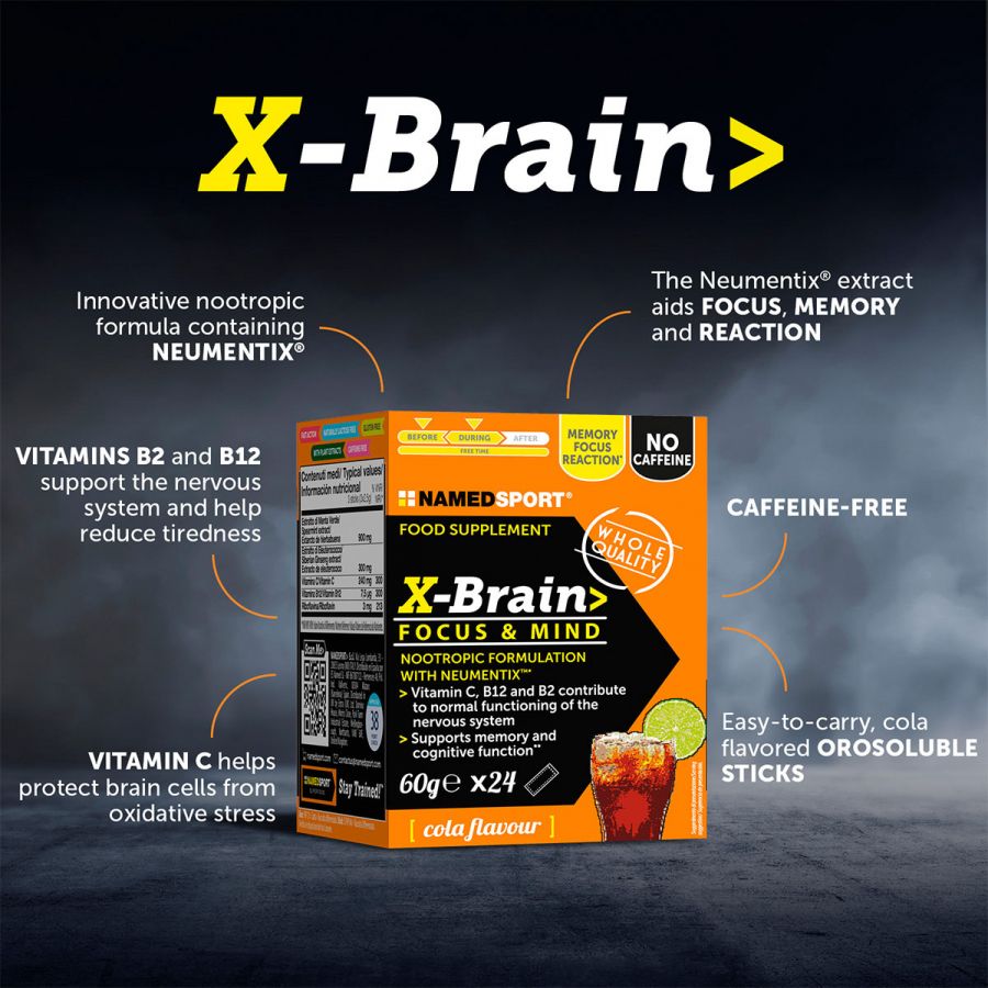 X-BRAIN> Cola- 24 stick de 60gr