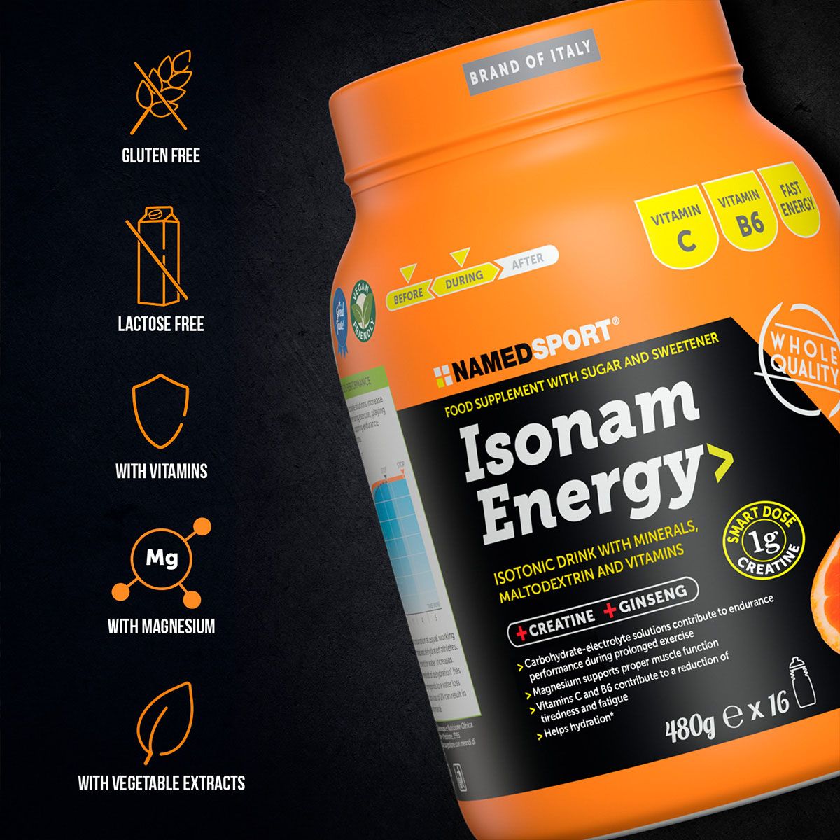 ISONAM ENERGY Orange - 480g