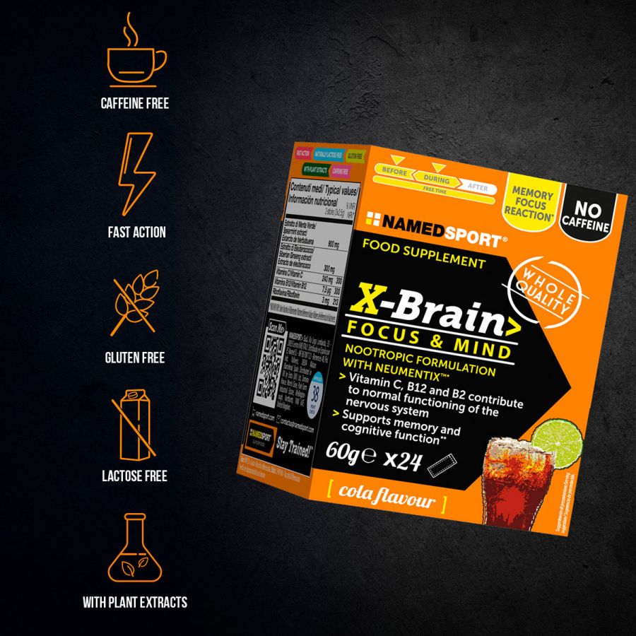 X-BRAIN> Cola- 24 stick de 60gr