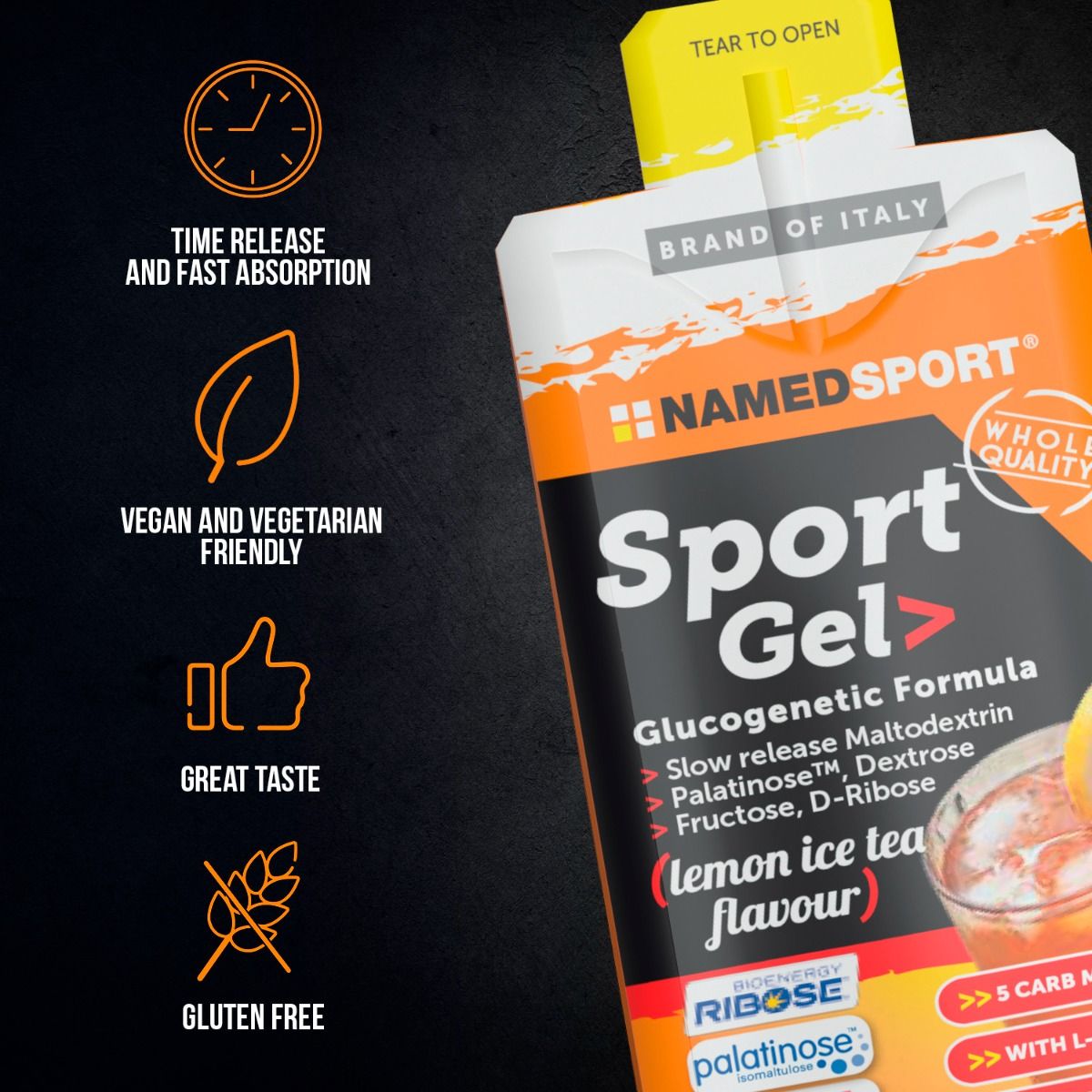 SPORT GEL Orange - 25ml > Glocogenic