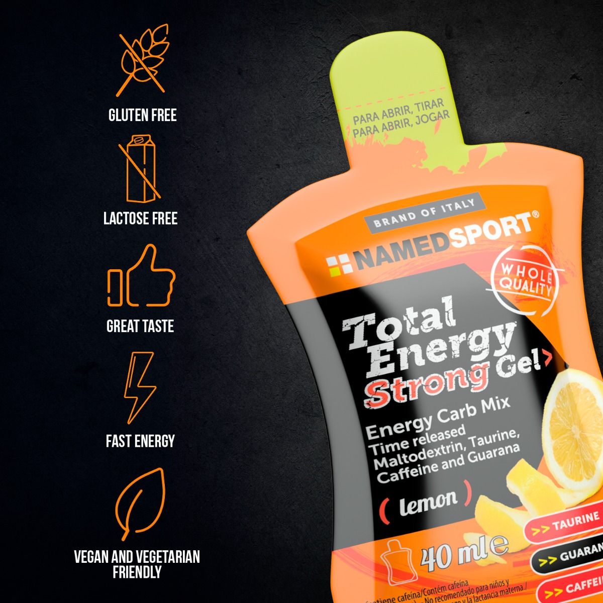 TOTAL ENERGY STRONG GEL Lemon - 40ml