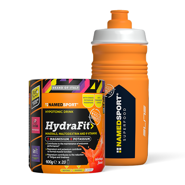 HYDRAFIT> 400G + SPORTBOTTLE HYDRA2PRO 2020